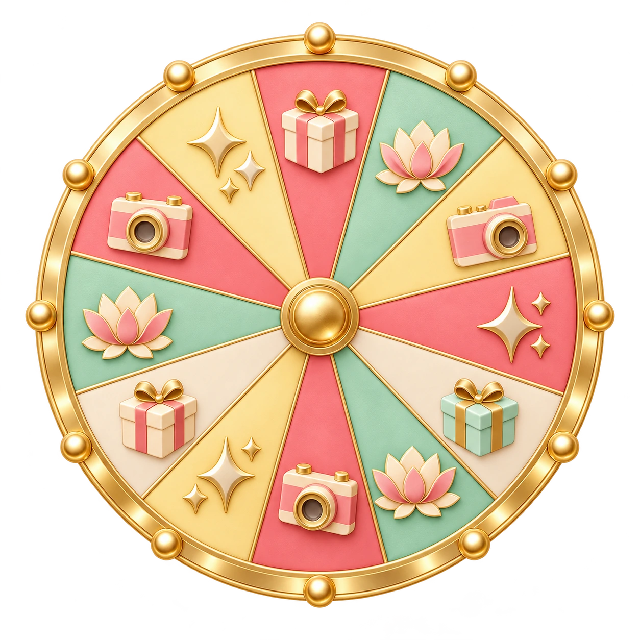 Колесо фортуны с подарками, фотосессиями и цветами